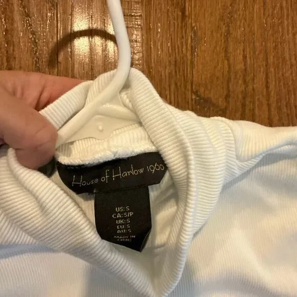 House of Harlow 1960 ribbed mock neck tank size small - Picture 4 of 11